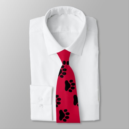 Cravate PawPrints, PawPrints, patte… - Customisé (Attaché)