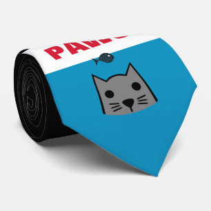 Cravate Paws, chat