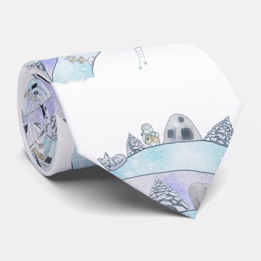 Cravate Pays glacé (Roulé)