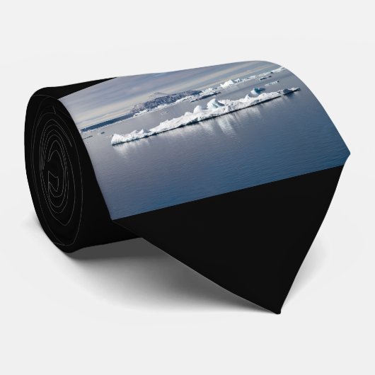Cravate Paysage antarctique (Roulé)