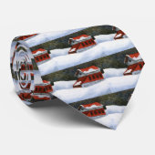 Cravate Paysage d'hiver (Roulé)