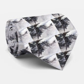 Cravate Paysage d'hiver (Roulé)