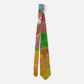 Cravate Paysage tahitien Paul Gauguin Post-impressionniste (Dos)