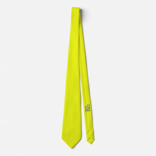 Cravate PCC Chartreuse Jaune AH2015 (Devant)