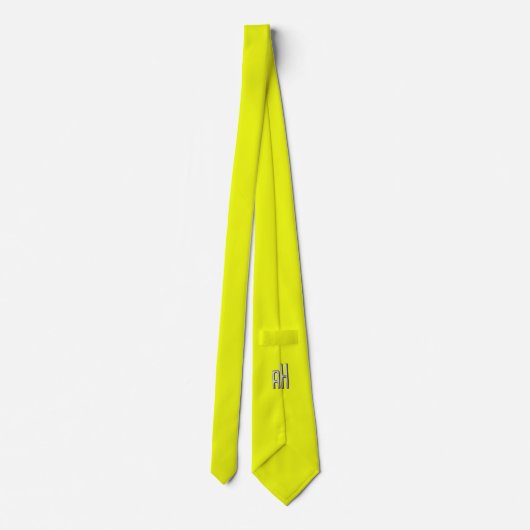 Cravate PCC Chartreuse Jaune AH2015 (Dos)