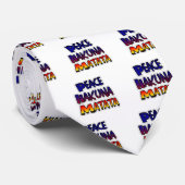 Cravate Peace Hakuna Matata Gradient Art (Roulé)