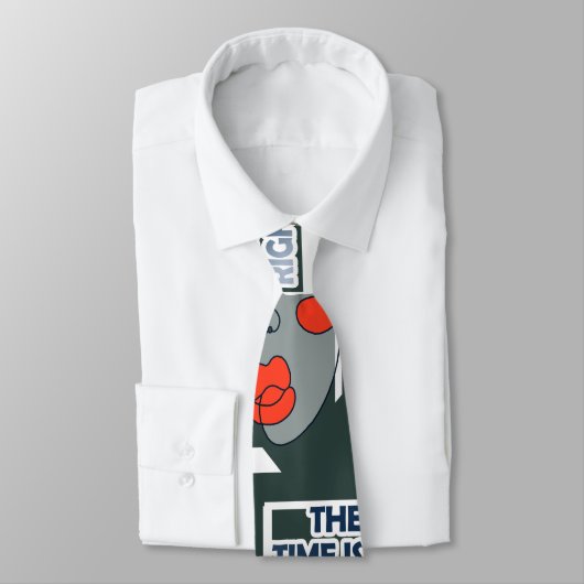 CRAVATE PEACE & KIND    (Attaché)