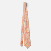 Cravate Peach and Cream Botanique (Dos)