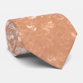 Cravate Peacher mousseux couleur de l'année 2024 (Roulé)
