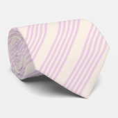 Cravate Peaches and cream five stripes pattern (Roulé)