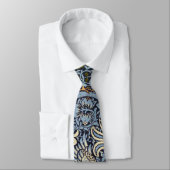 Cravate Peacock and Dragon, William Morris (Attaché)