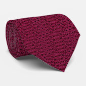Cravate Peacock - Maroon (Roulé)