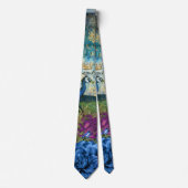 Cravate Peacocks Peacock Blue Neckties (Devant)