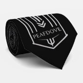 Cravate PEAFDOVE® SILVER EGG TIE — I AM A MAN Edition (Roulé)