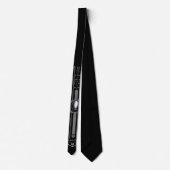 Cravate PEAFDOVE® SILVER EGG TIE — I AM A MAN Edition (Dos)