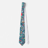 Cravate Peanuts | Snoopy Holiday Pattern (Devant)