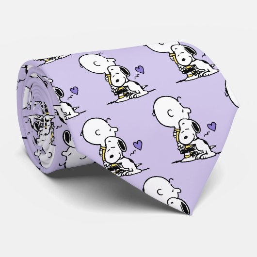 Cravate Peanuts | Valentine's Day | Charlie Brown & Snoopy (Roulé)