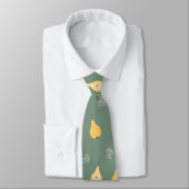 Cravate Pear jaune Motif sans couture (Attaché)