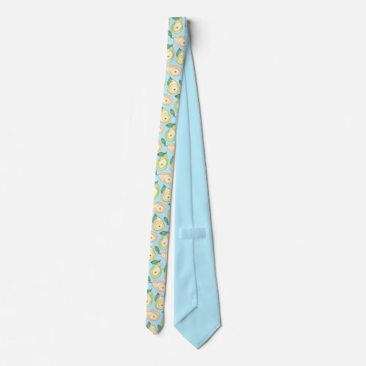 Cravate Pear motif fun fruité chef (Dos)