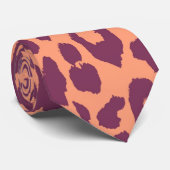 Cravate Peau à motif léopard (Roulé)