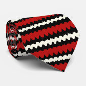 Cravate Peau de serpent à rayures de couleuvre (Roulé)