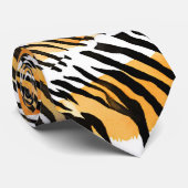 Cravate Peaux de tigre rayées modernes Imprimer les animau (Roulé)