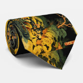 Cravate Pêche à la lumière de la torche dans la province d (Roulé)