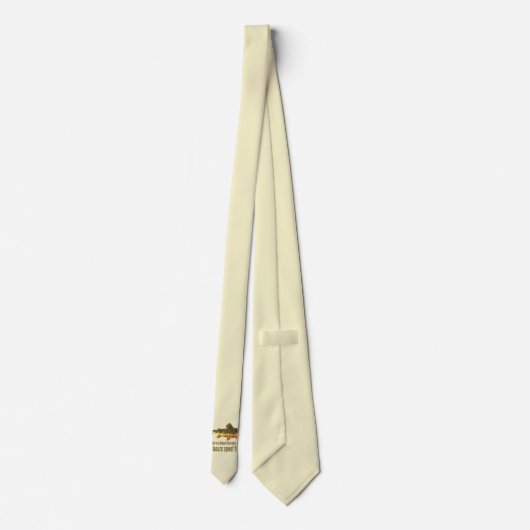 Cravate Pêche à la truite broyée (Dos)