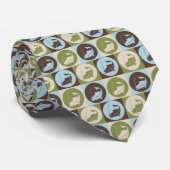 Cravate Pêche d'art de bruit (Roulé)