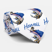 Cravate Pêche en haute mer d'Hawaii (Roulé)