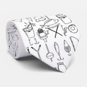 Cravate Pêche Pêcheur d'eau douce (Roulé)