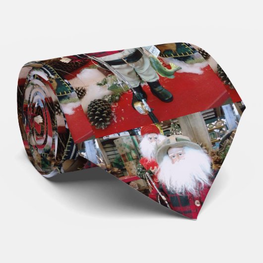 CRAVATE "PÊCHE PÈRE NOËL CRAVATE" POUR PÊCHEUR DANS VOTRE (Roulé)