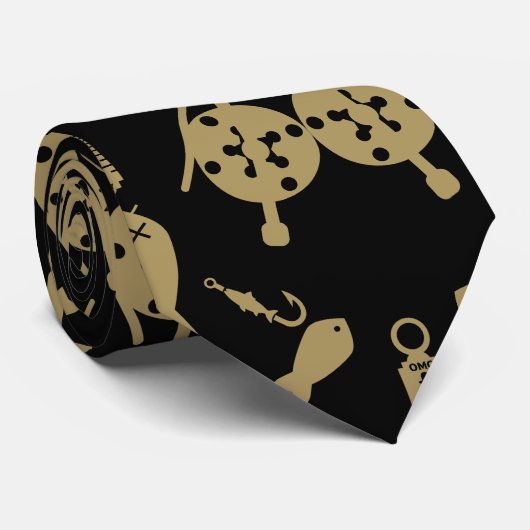 Cravate Pêche saumon Alaska (Roulé)