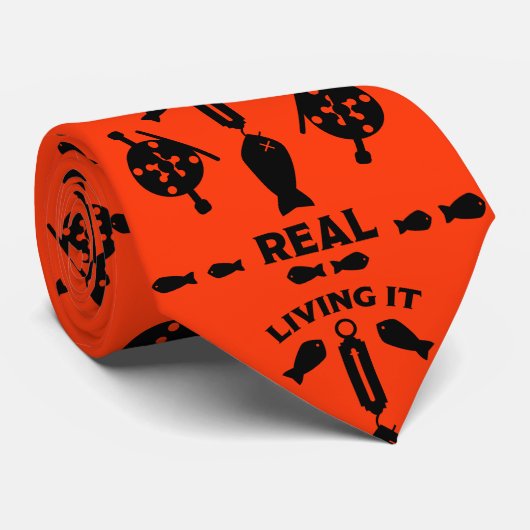 Cravate Pêche saumon Canada (Roulé)