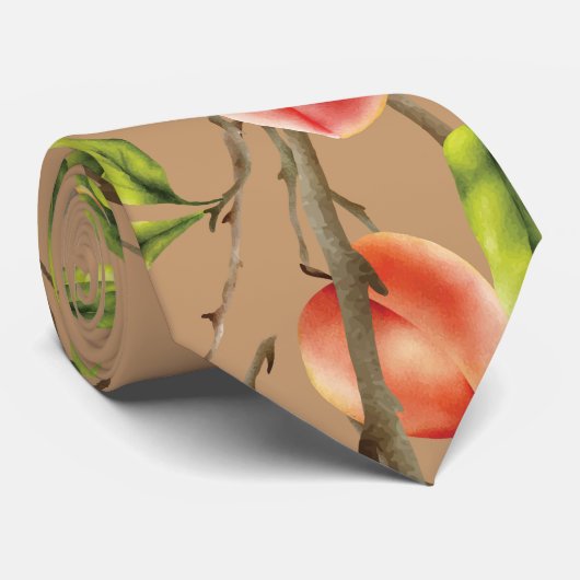 Cravate Pêche sur l'arbre (Roulé)