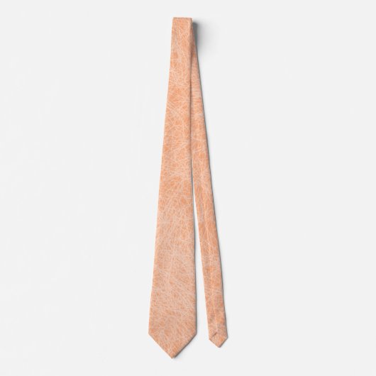 Cravate Pêcher Fuzz Faux Cuir (Devant)