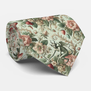 Cravate Péchés fraises - gothique victorien