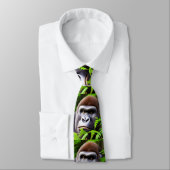 Cravate Peekaboo Gorilla, Neck Tie (Attaché)