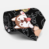 Cravate Peep Black BG (Roulé)