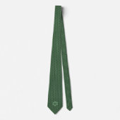 Cravate Peigne de miel vert Décontracté (Devant)
