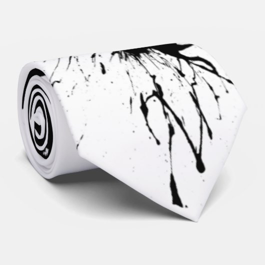 Cravate Peignez l'éclaboussure (Roulé)