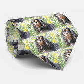 Cravate Peint Cavalier roi Charles Espagnol (Roulé)