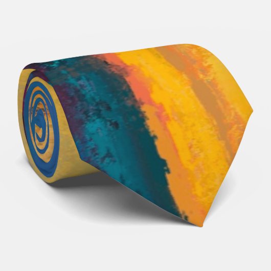 Cravate Peinture à éclaboussure (Roulé)