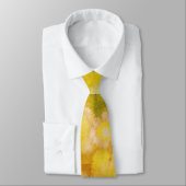 Cravate Peinture à l'aquarelle rétro florale abstraite sal (Attaché)