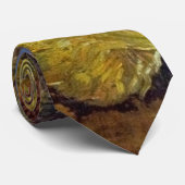 Cravate Peinture à quatre tournesols coupés Vincent van Go (Roulé)