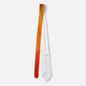 Cravate Peinture Abstraite | Art Abstrait Orange 44 (Dos)