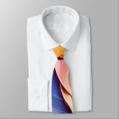 Cravate Peinture Abstraite colorée (Attaché)