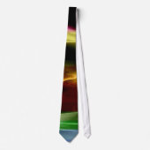 Cravate Peinture Abstraite Couleurs Dynamiques #28 (Devant)