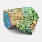 Cravate Peinture Abstraite Couleurs dynamiques #39 (Roulé)