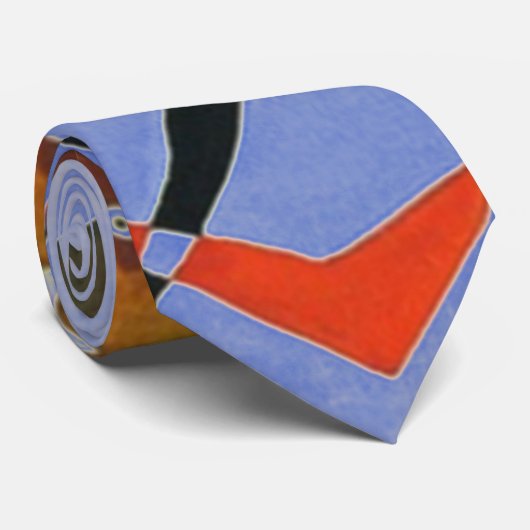 Cravate Peinture Abstraite Kandinsky (Roulé)